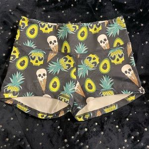 Rx Barbell Avocado/Ice cream shorts